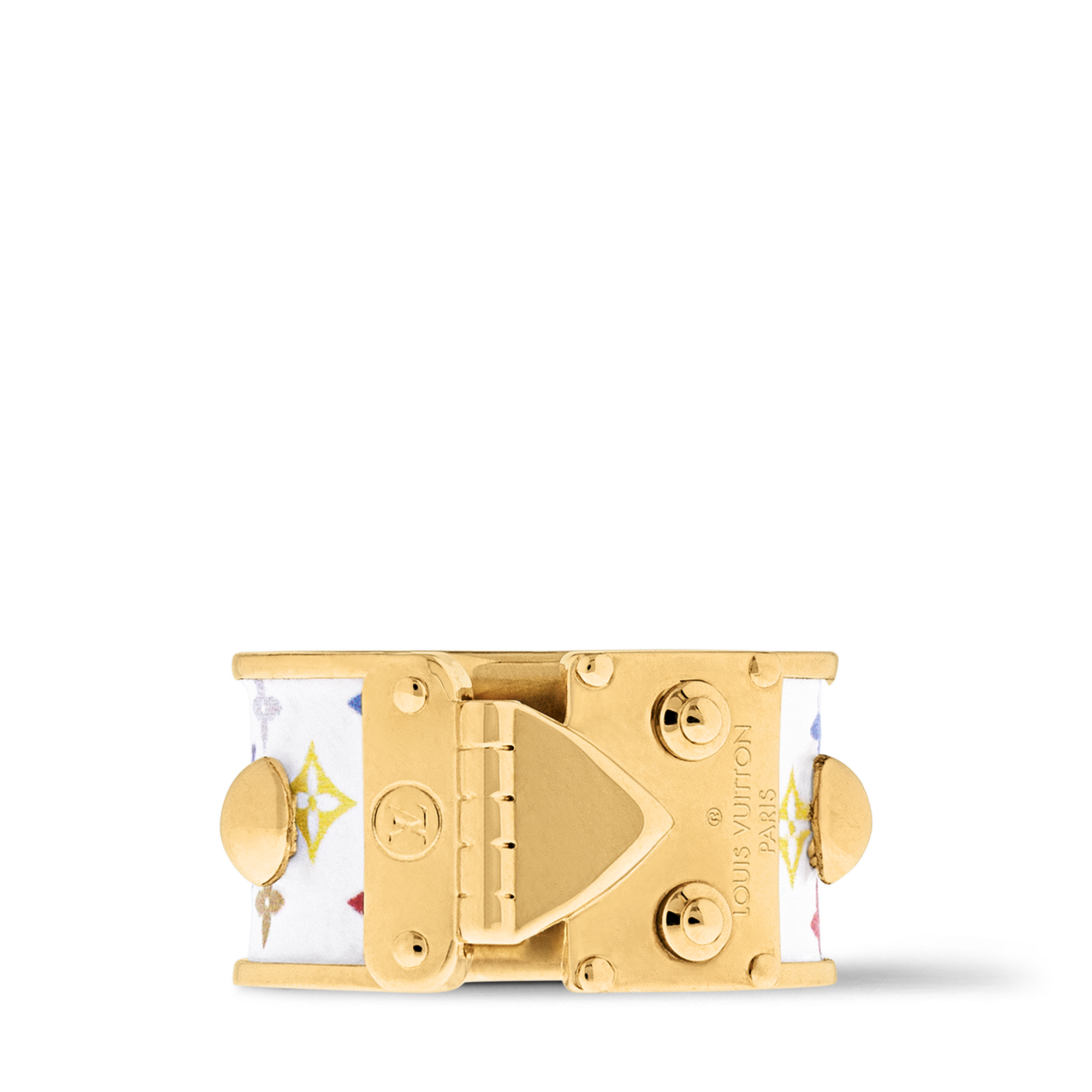 LV x TM LV Signature S-Lock 戒指. - 名牌時尚首飾- M1369M 黑色